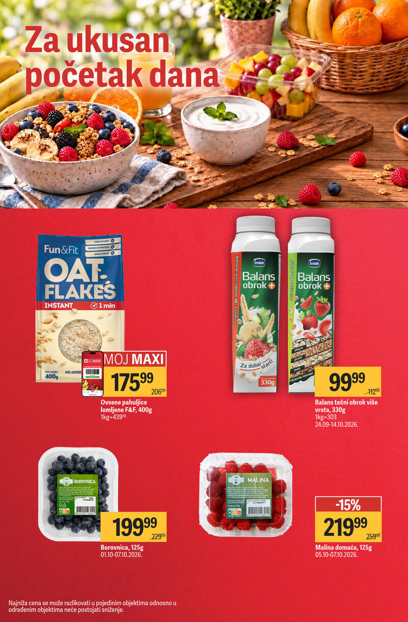 Maxi katalog – Nedeljna akcija
