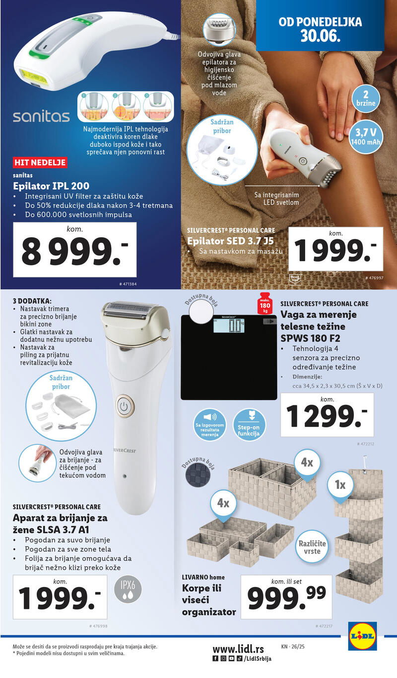 Lidl katalog akcija neprehrana