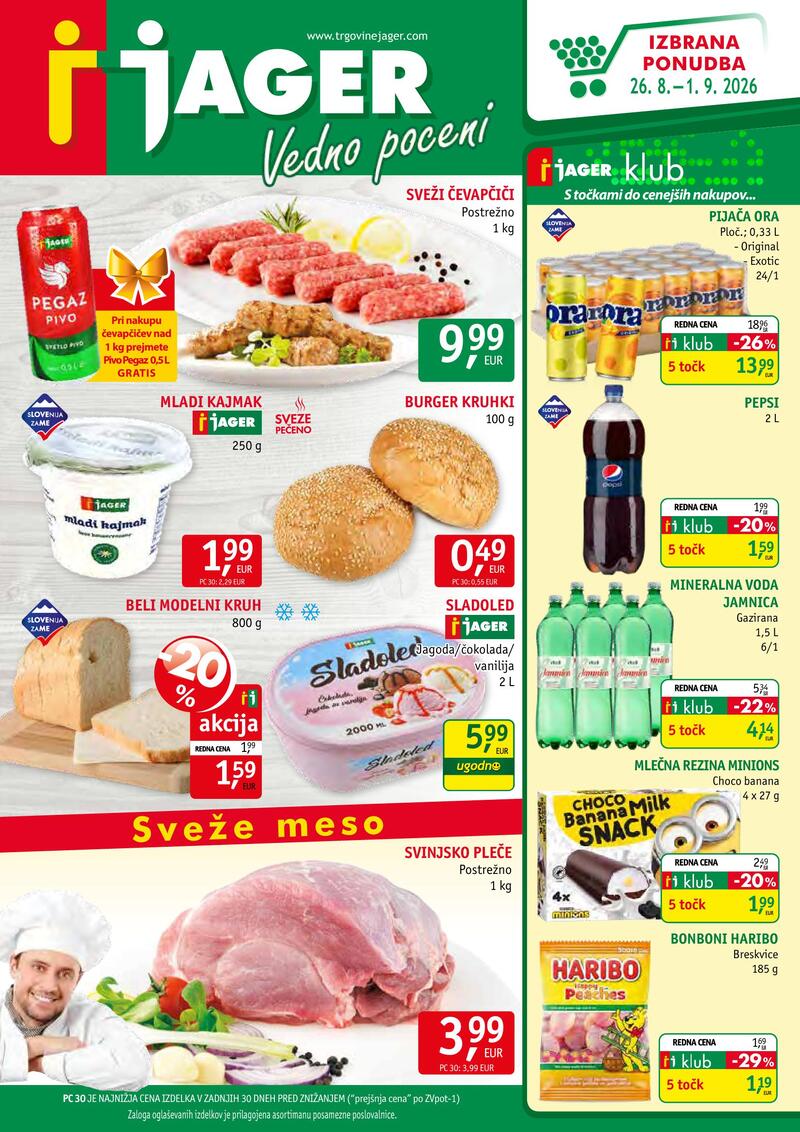 Jager katalog akcija Katalog živila