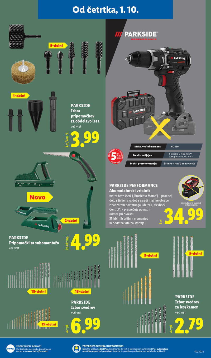 Lidl katalog - Tedenska akcija