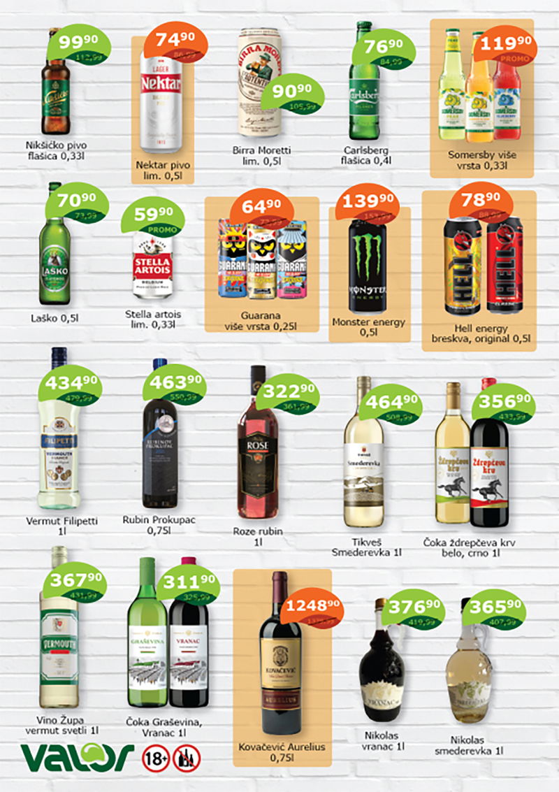 Valor katalog akcija