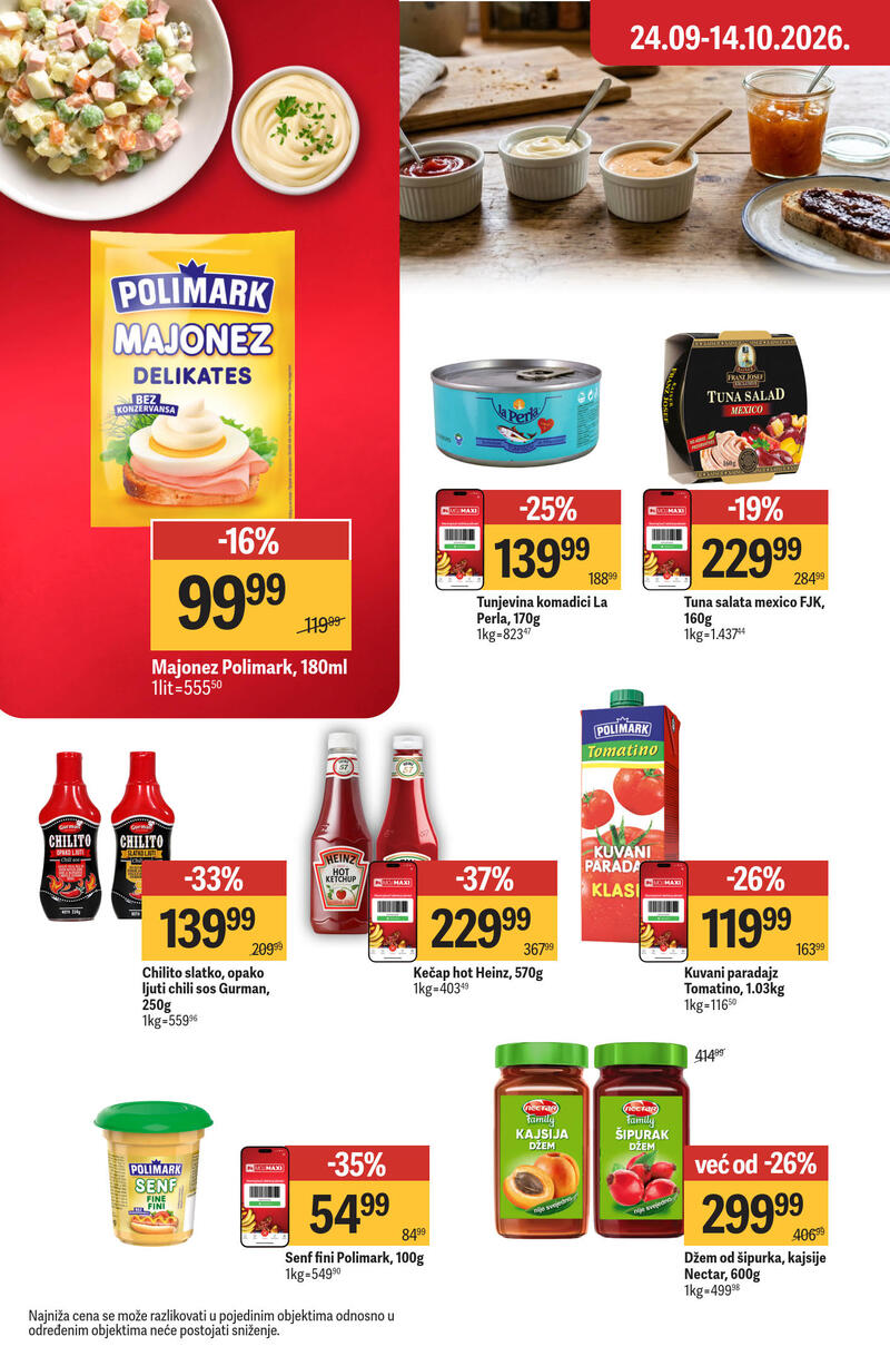 Maxi katalog – Nedeljna akcija