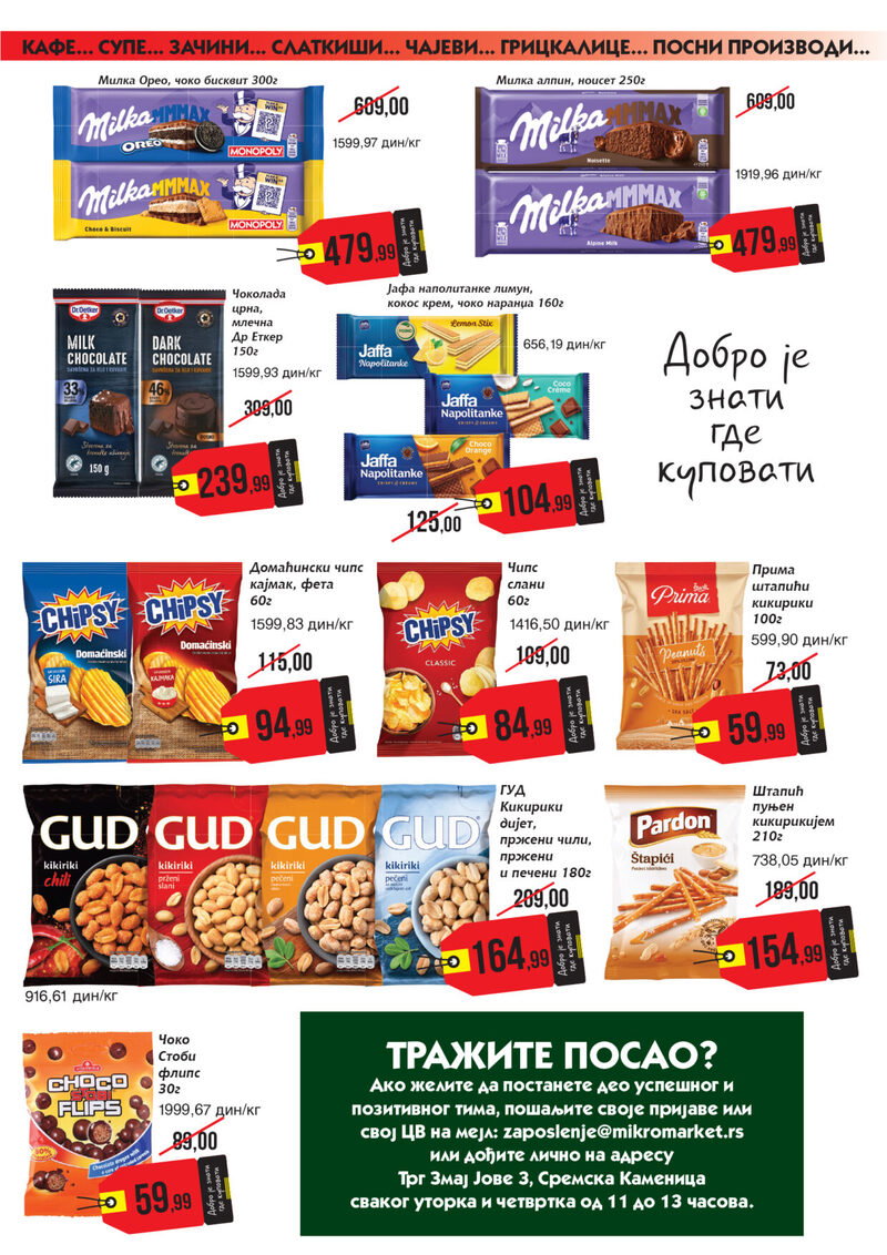 Mikromarket katalog - Polumesečna akcija
