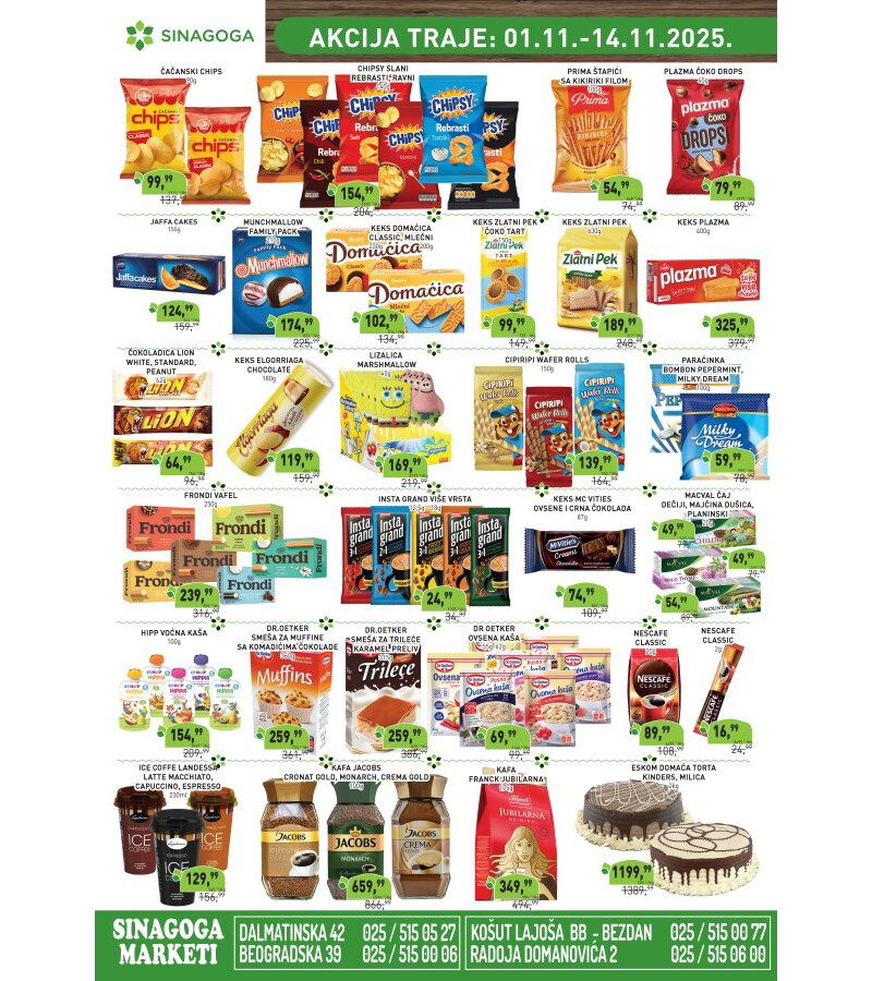 Sinagoga katalog akcija