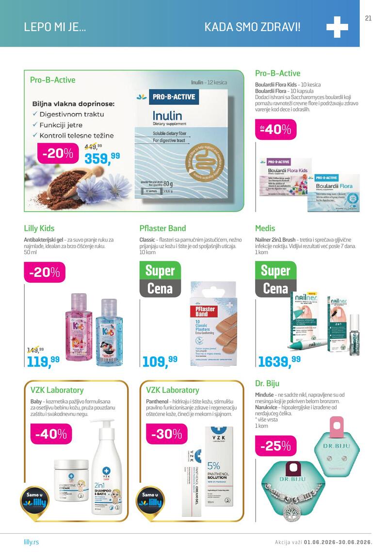 Lilly Drogerie katalog akcija