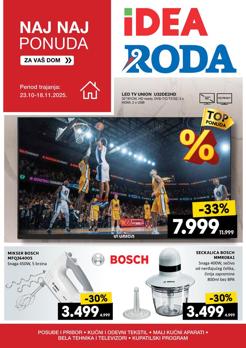 Roda Naj-naj ponuda za vaš dom