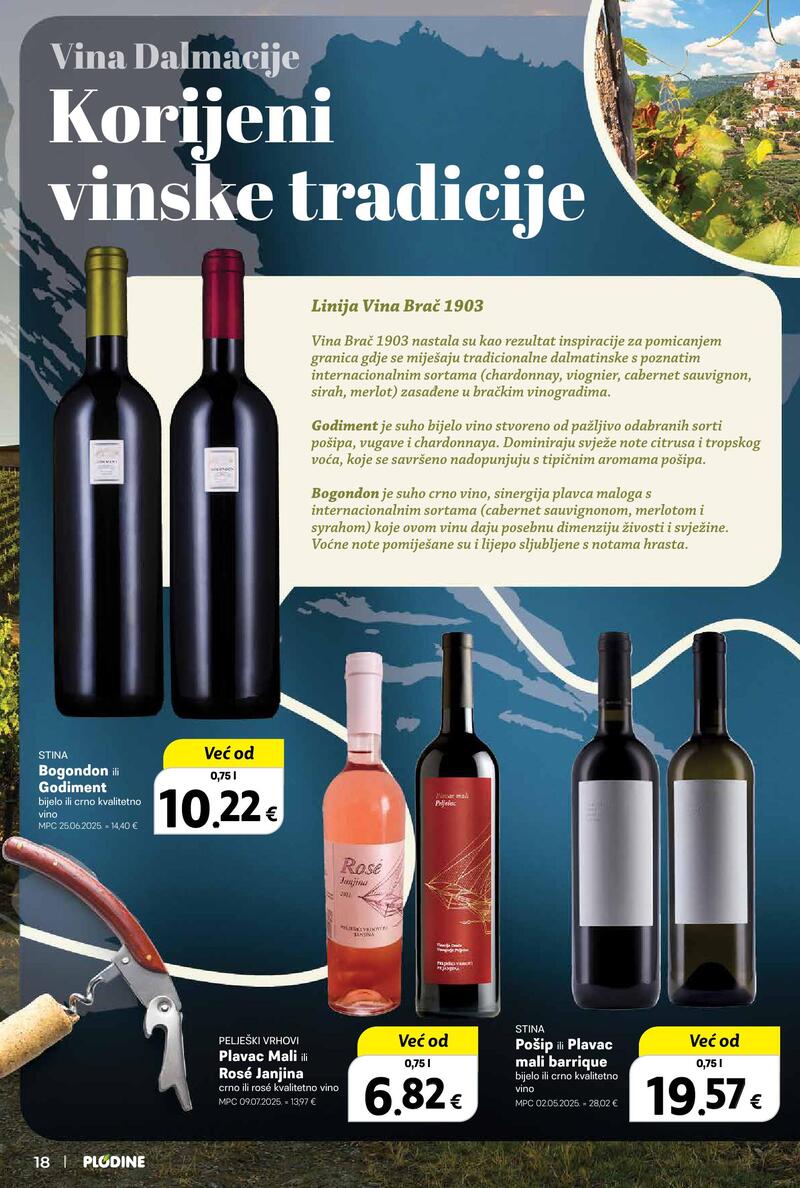 Plodine katalog vina i delicije