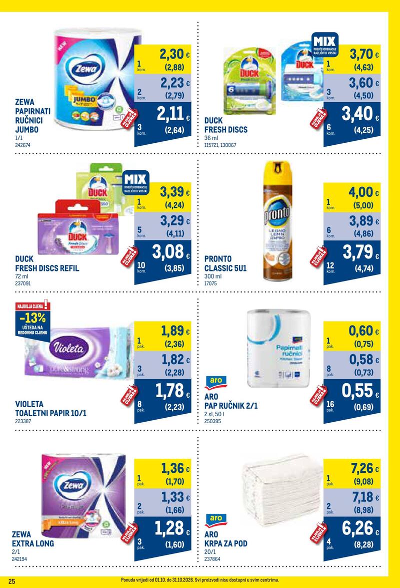 Metro katalog - Profi cijena