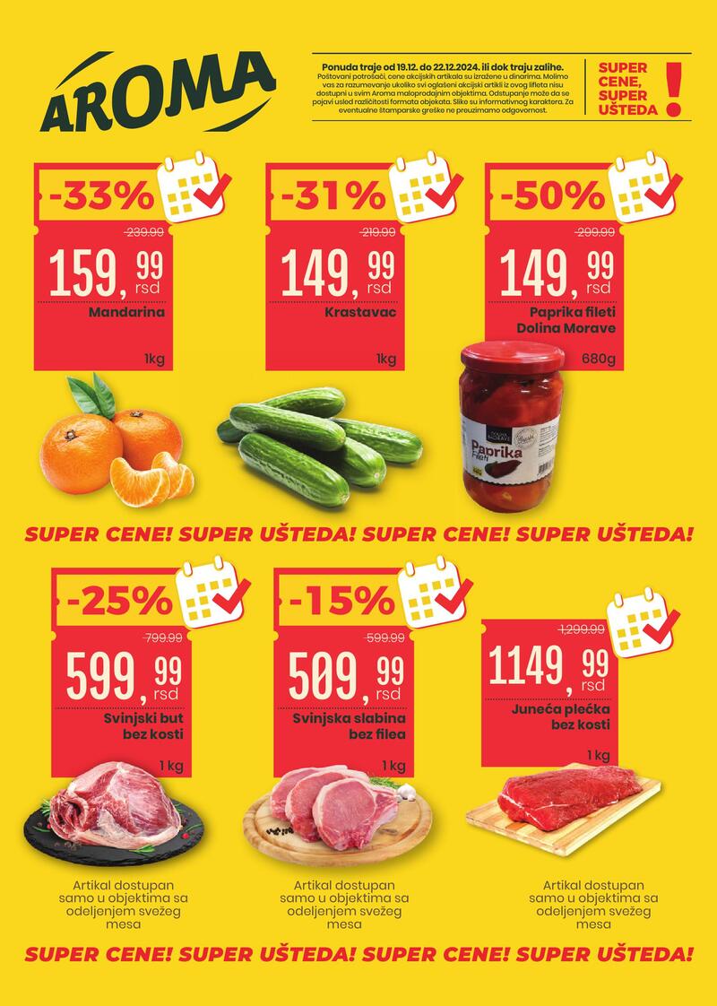 Aroma Market katalog vikend akcija