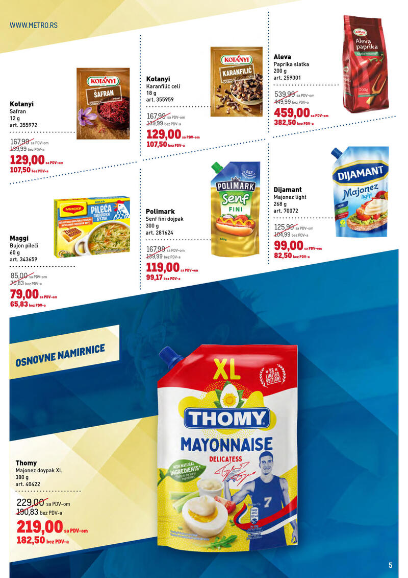 Metro katalog hrana
