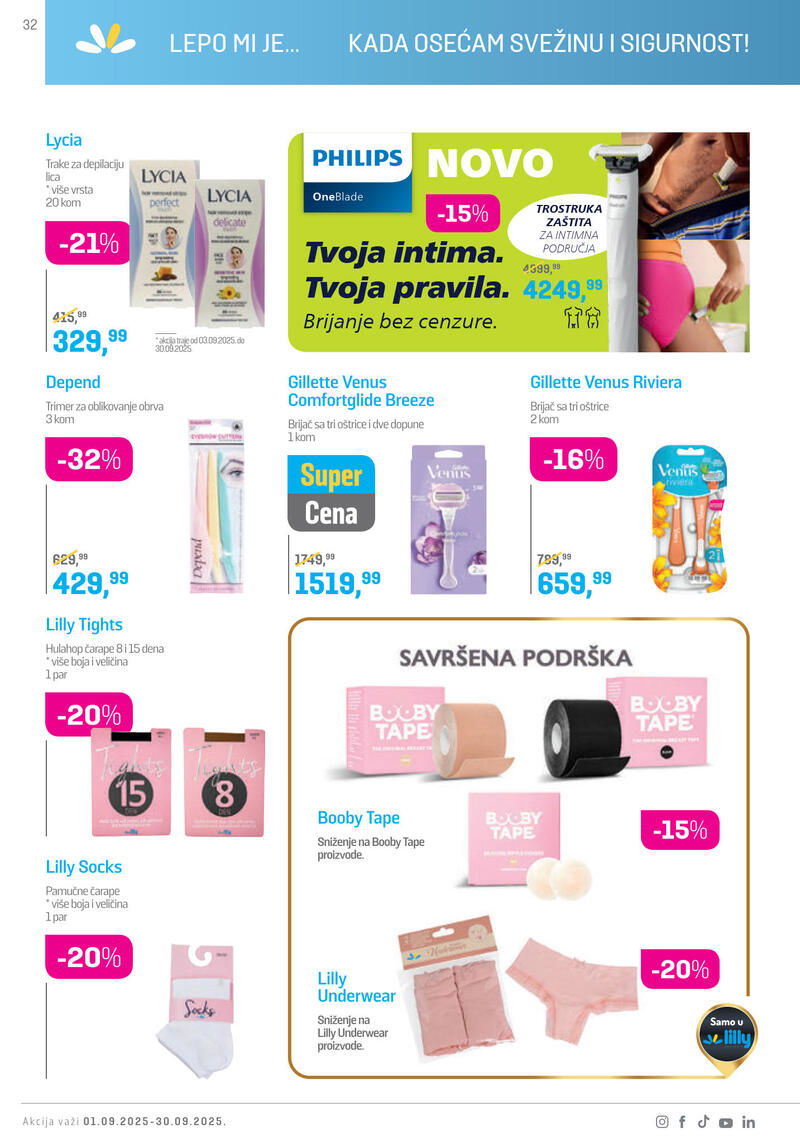 Lilly Drogerie katalog akcija