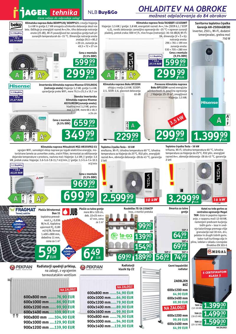 Jager katalog akcija Katalog tehnika