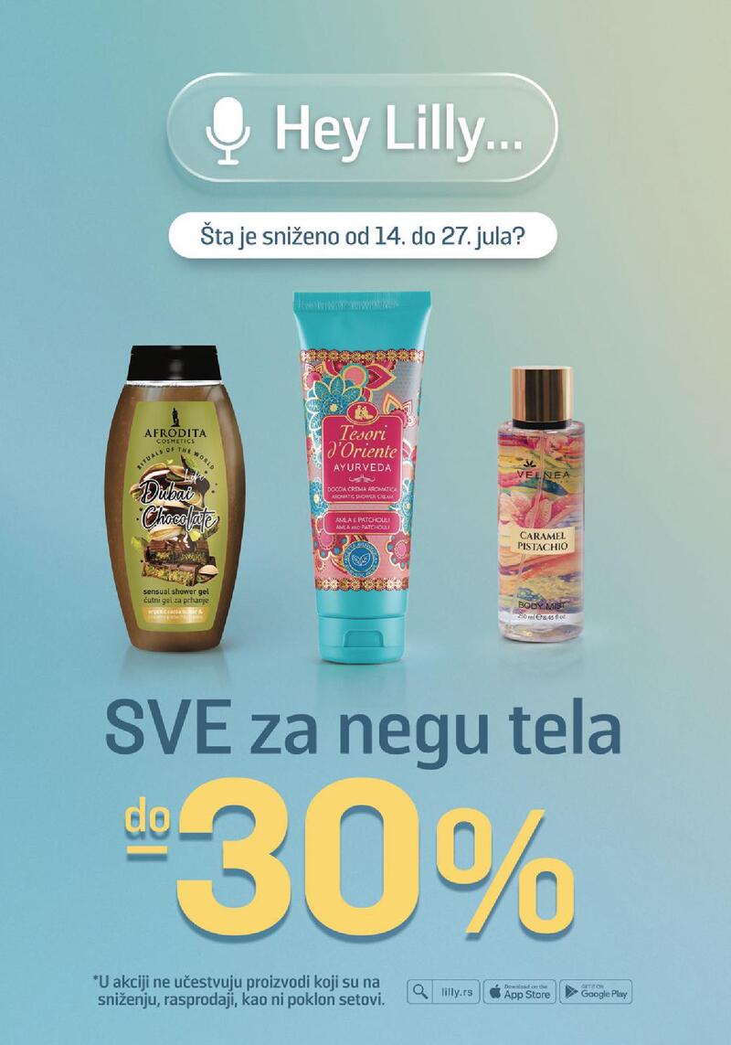 Lilly Drogerie katalog akcija