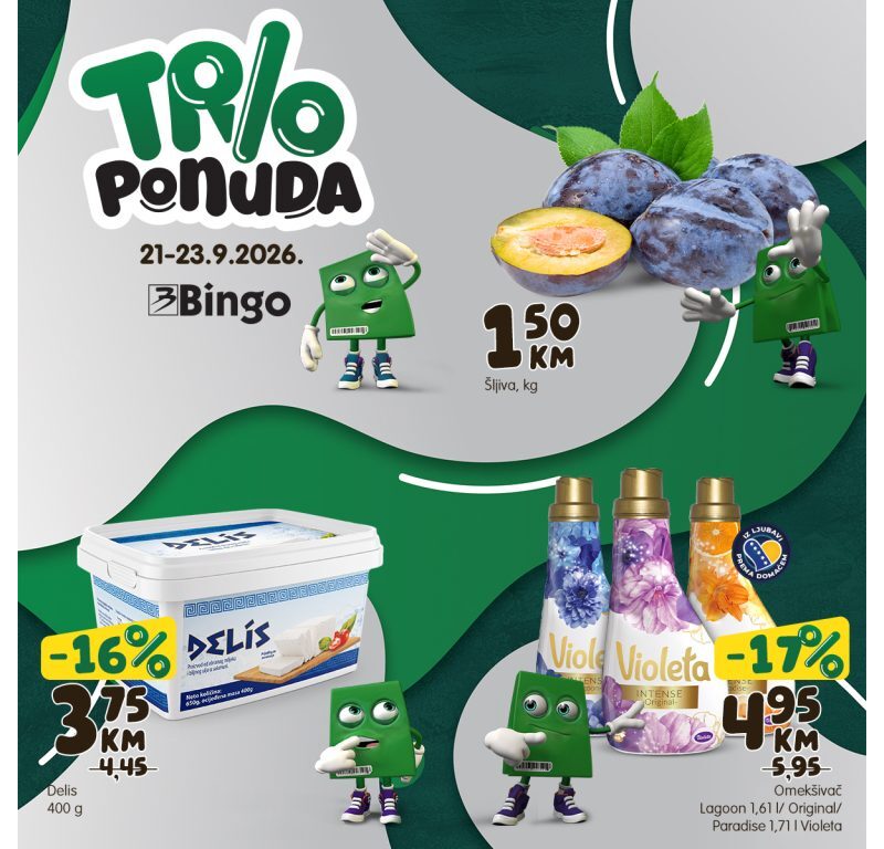 Bingo katalog akcija Trio ponuda