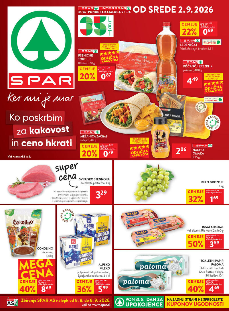 Spar katalog akcija Redni katalog