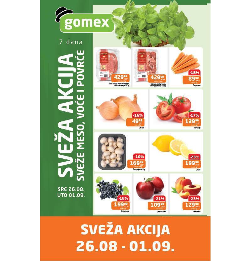 Gomex katalog akcija Nedeljna top ponuda