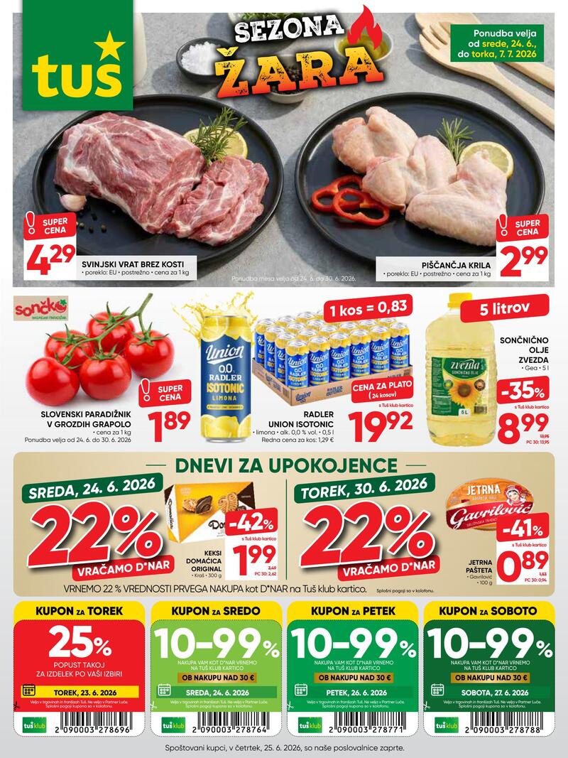 Tuš katalog akcija Redni katalog