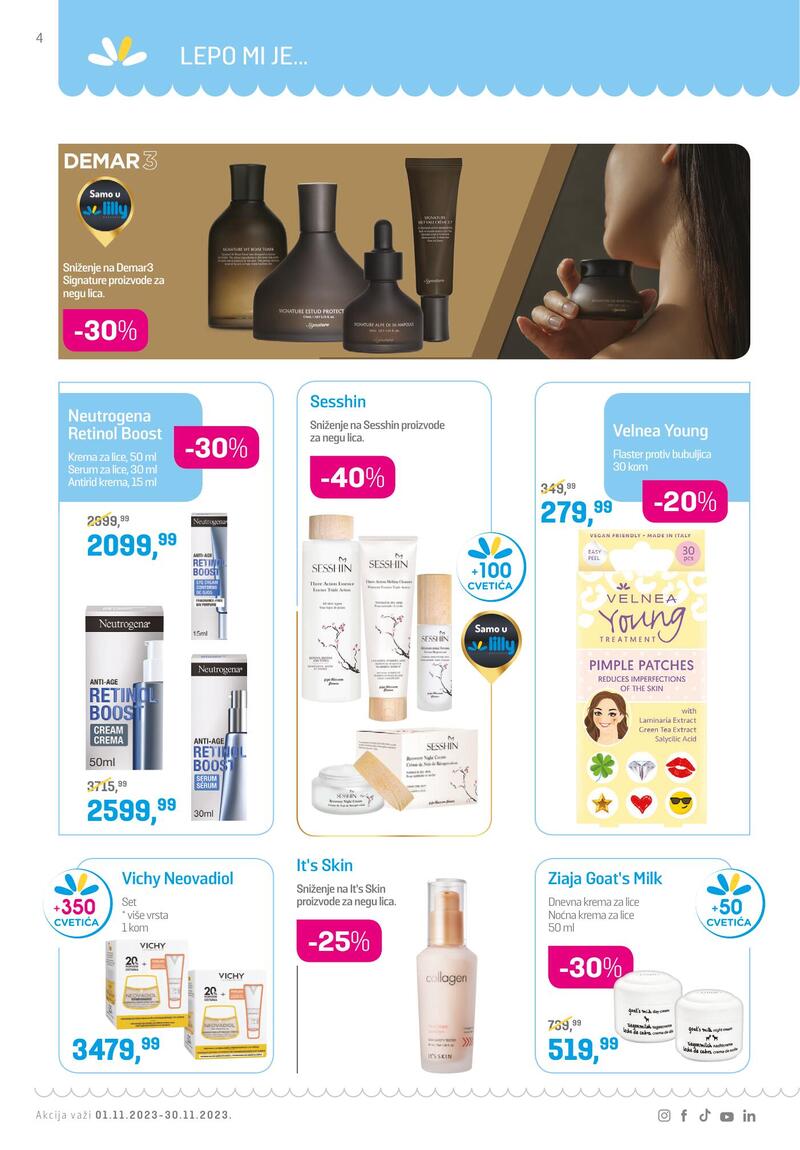 Lilly Drogerie katalog akcija