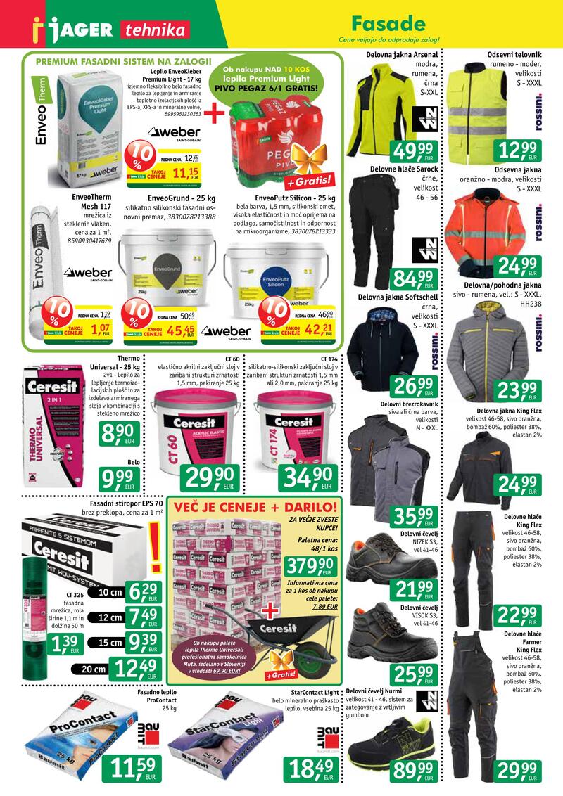 Jager katalog - Tehnika