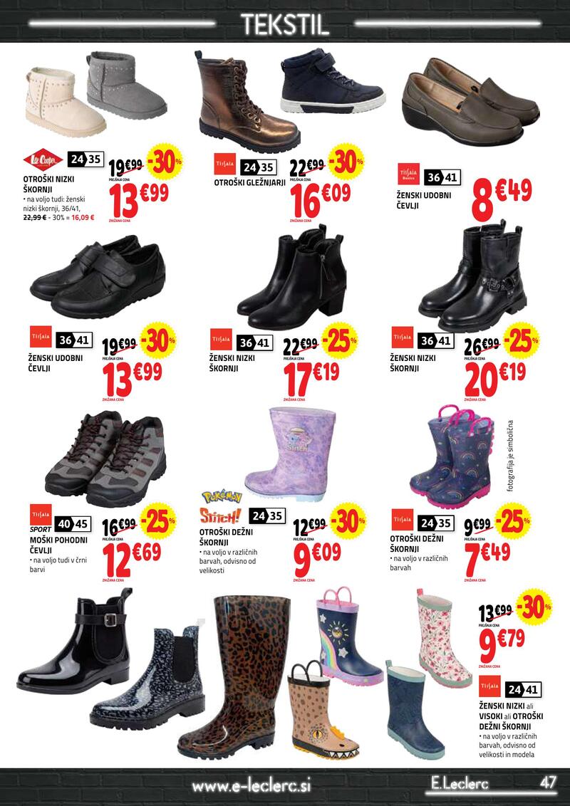E.Leclerc katalog - Tekstil