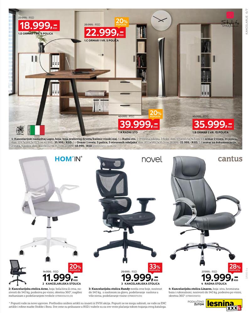 Lesnina XXXL katalog akcija