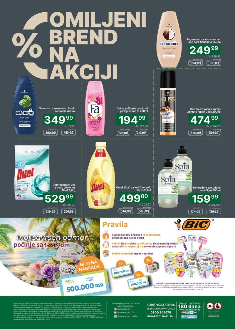 Univerexport akcija