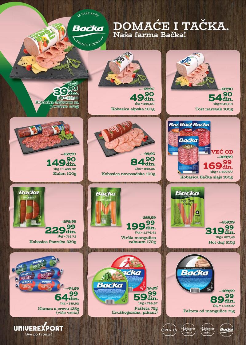Univerexport akcija