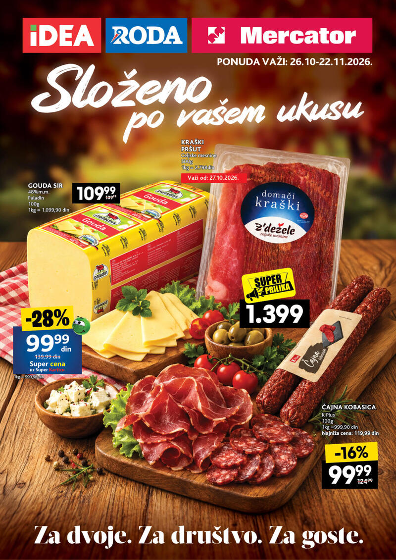 Idea katalog akcija Složeno po vašem ukusu