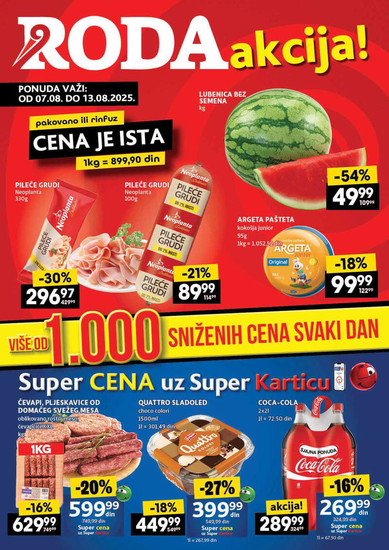 Roda katalog nedeljna akcija