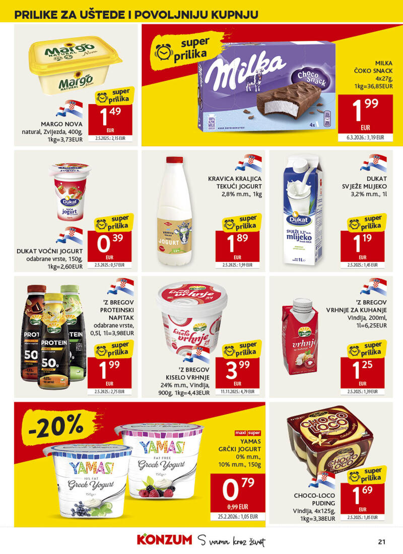 Konzum kataloška akcija