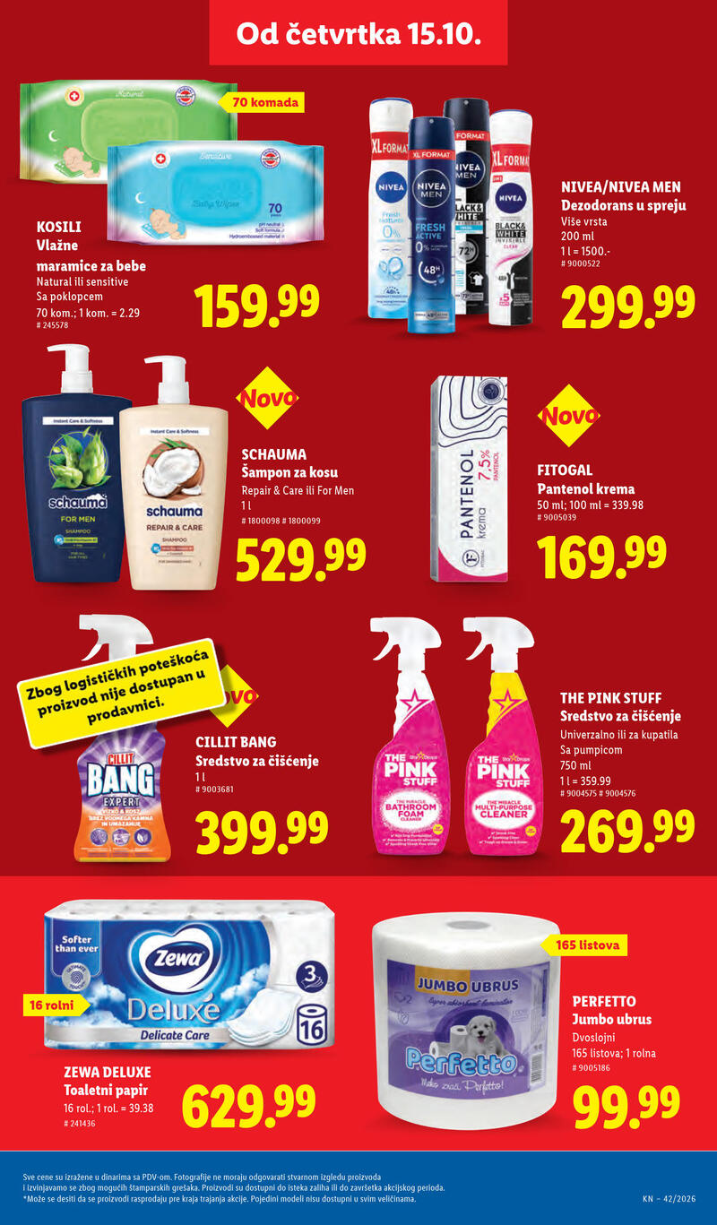 Lidl katalog - Nedeljna akcija