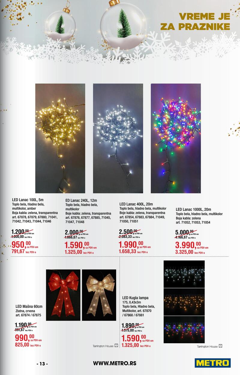 Metro katalog praznična ponuda