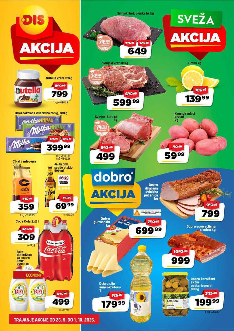 DIS Market katalog akcija Nedeljna akcija