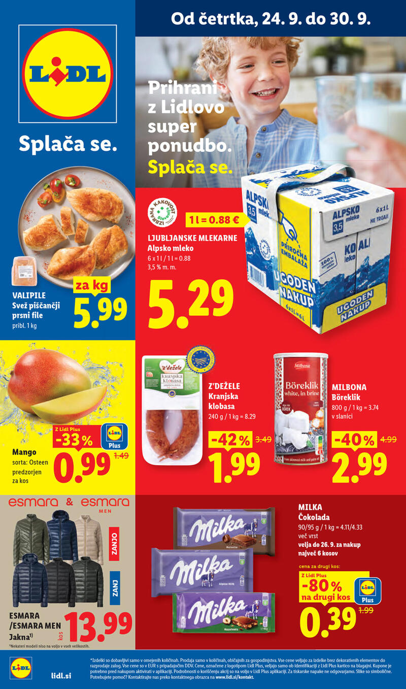 Lidl katalog akcija Tedenska akcija