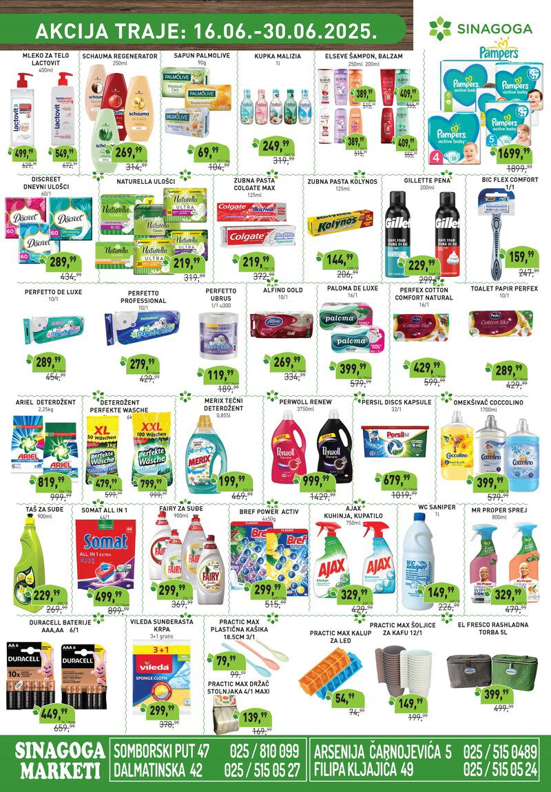 Sinagoga katalog akcija