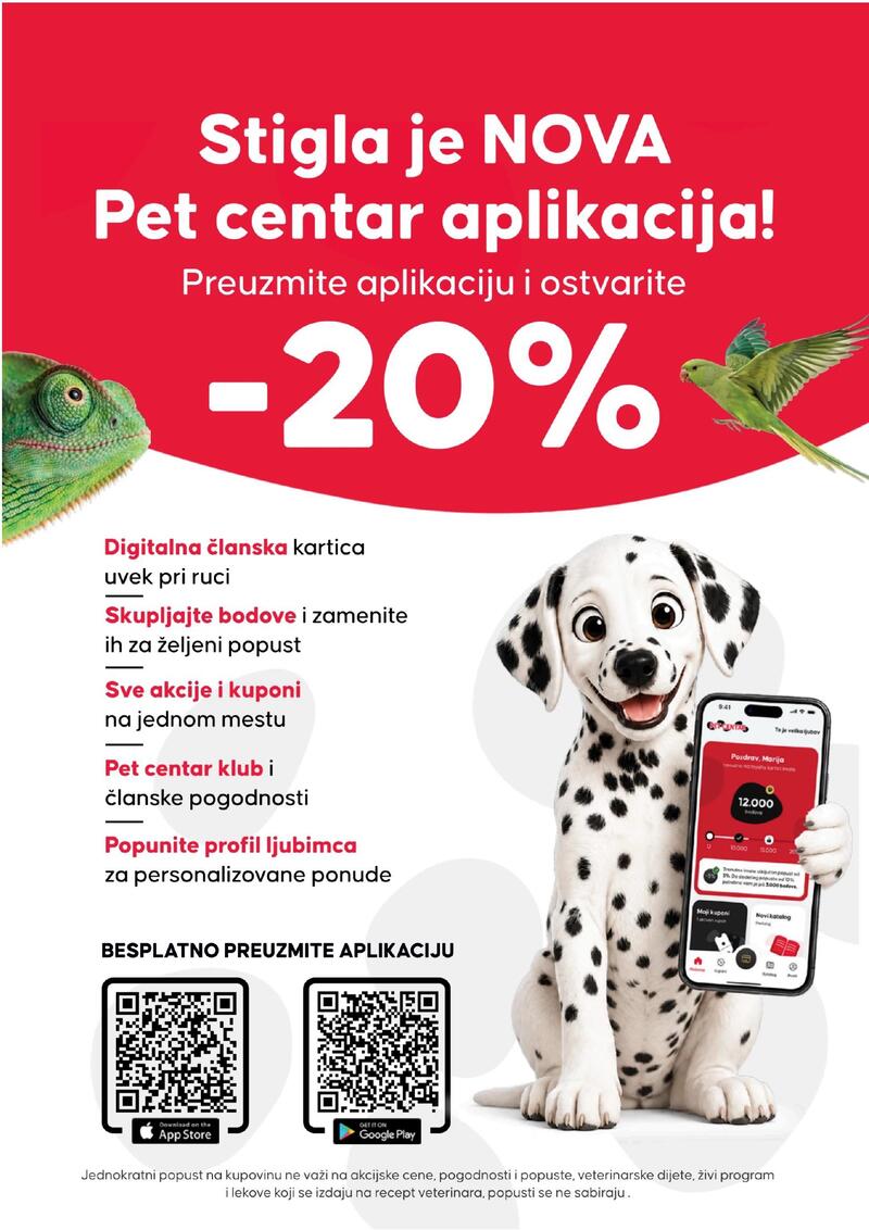 Pet centar akcijski katalog