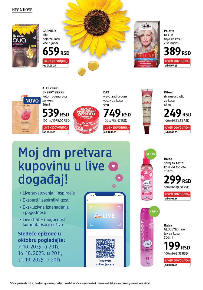 DM Drogerie katalog akcija