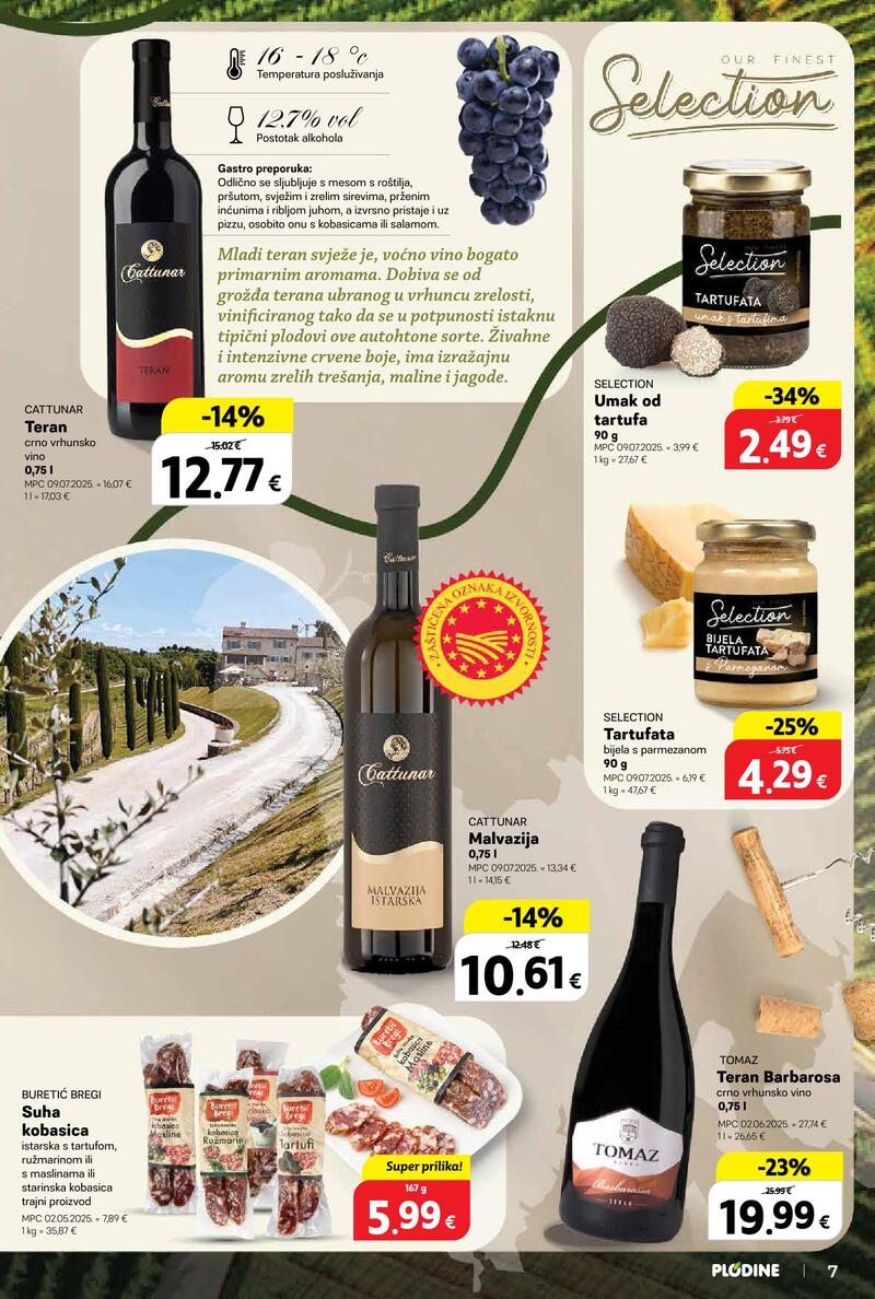 Plodine katalog vina i delicije