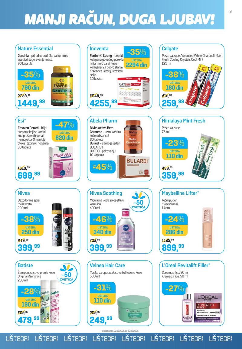 Lilly Drogerie katalog akcija