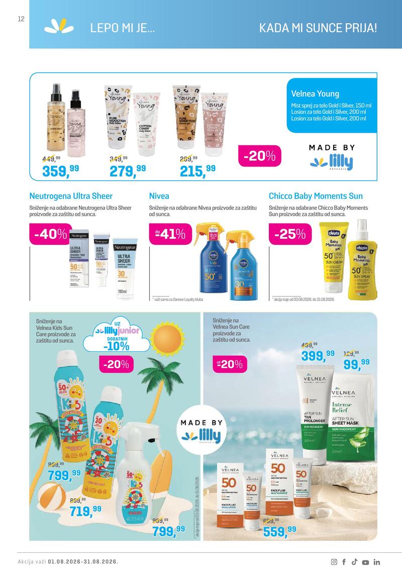 Lilly Drogerie katalog akcija