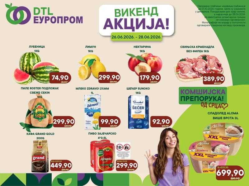 Europrom katalog akcija Vikend akcija