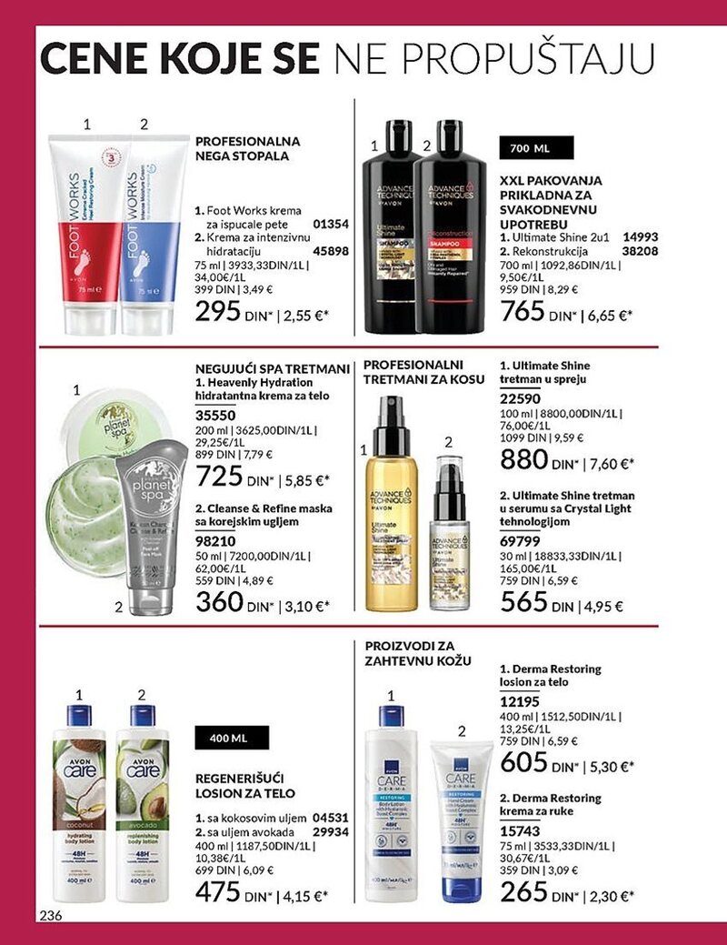 Avon katalog akcija