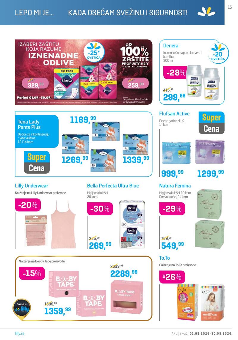 Lilly Drogerie katalog akcija