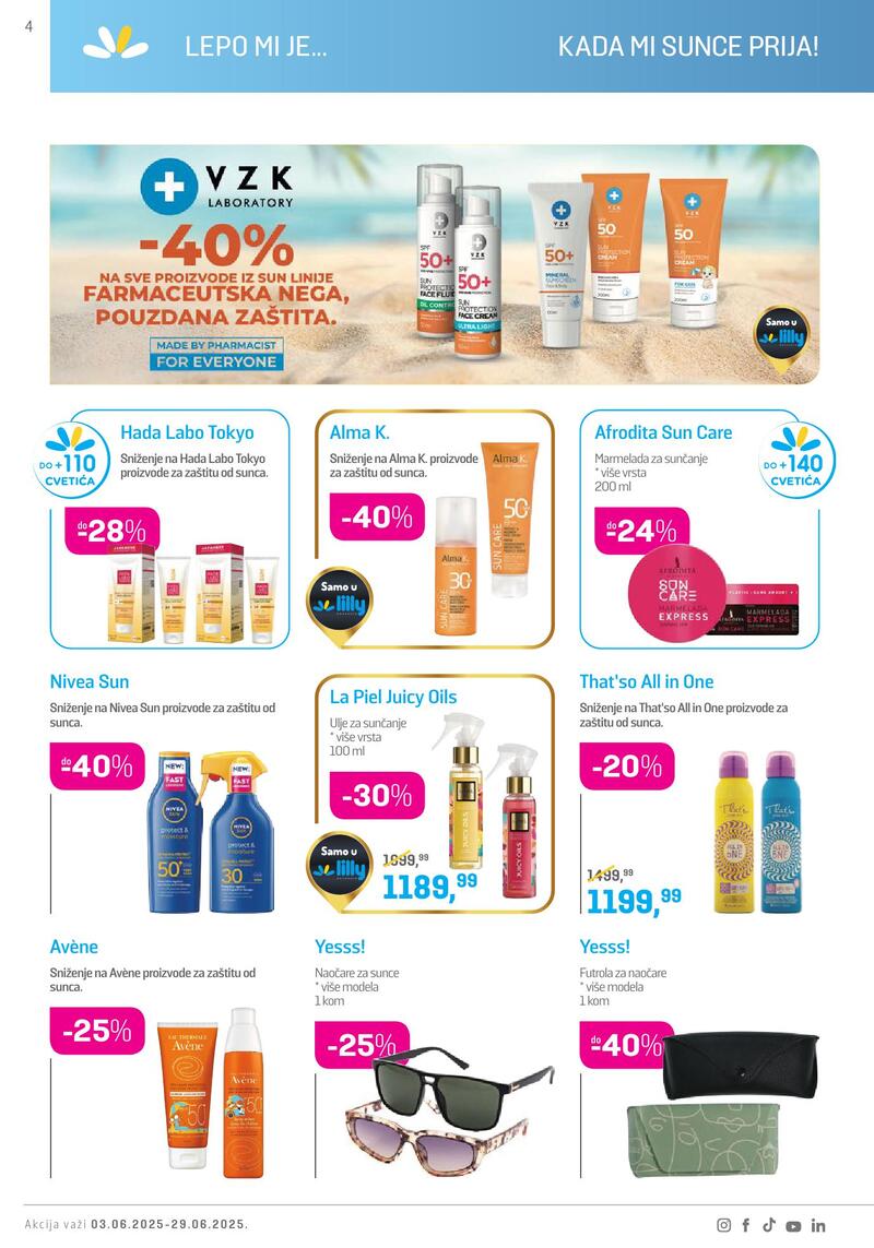 Lilly Drogerie katalog akcija
