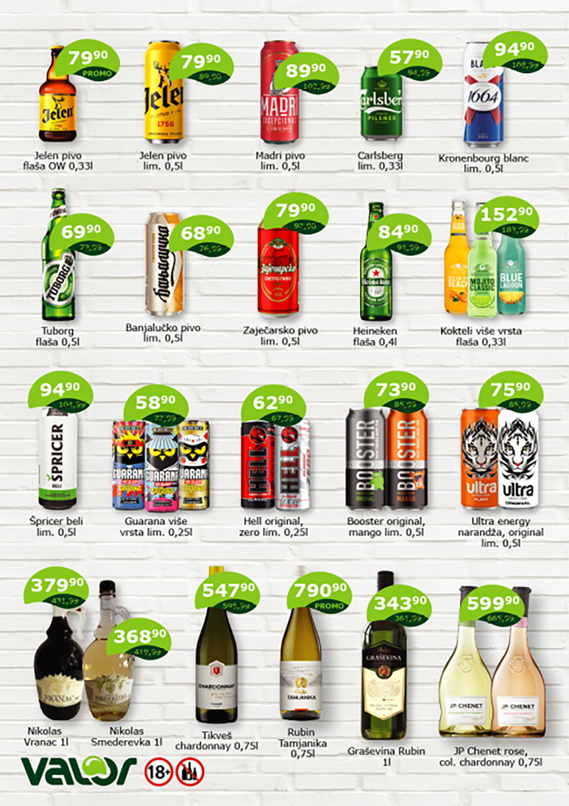 Valor katalog akcija