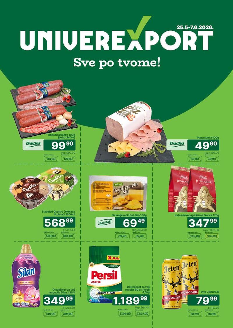 Univerexport katalog akcija Univerexport katalog hrana