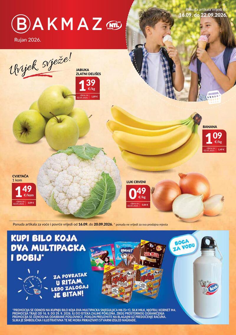 Bakmaz katalog akcija Tjedna ponuda