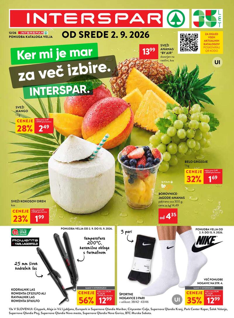 Spar katalog akcija Interspar katalog
