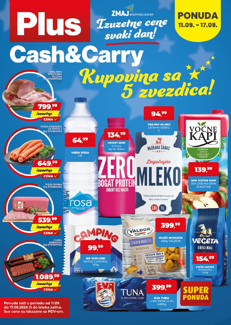 Plus Cash and Carry katalog akcija Nedeljna akcija