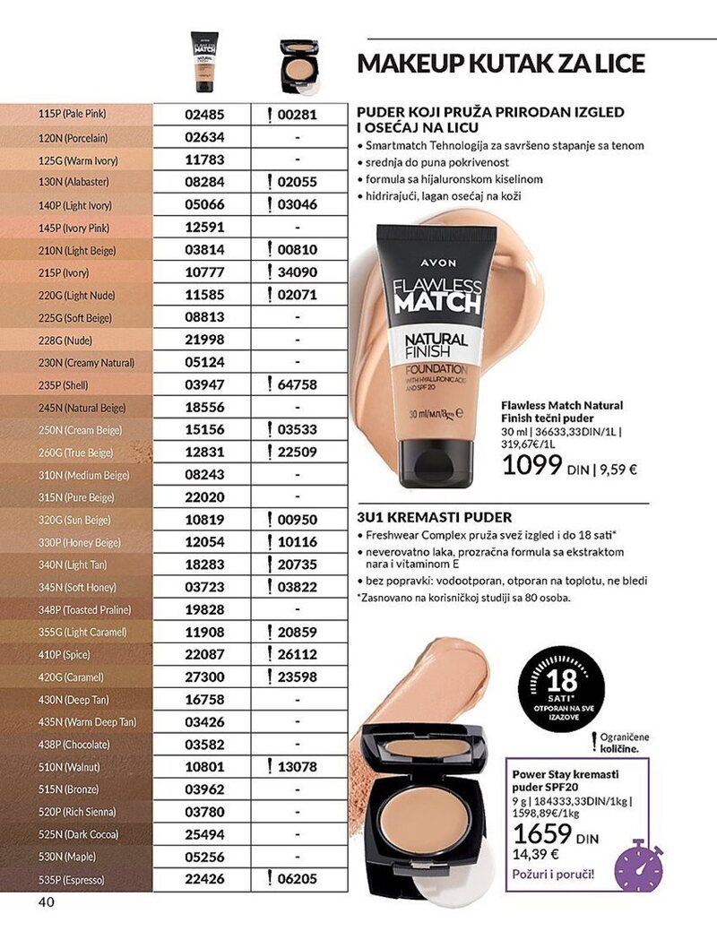 Avon katalog akcija